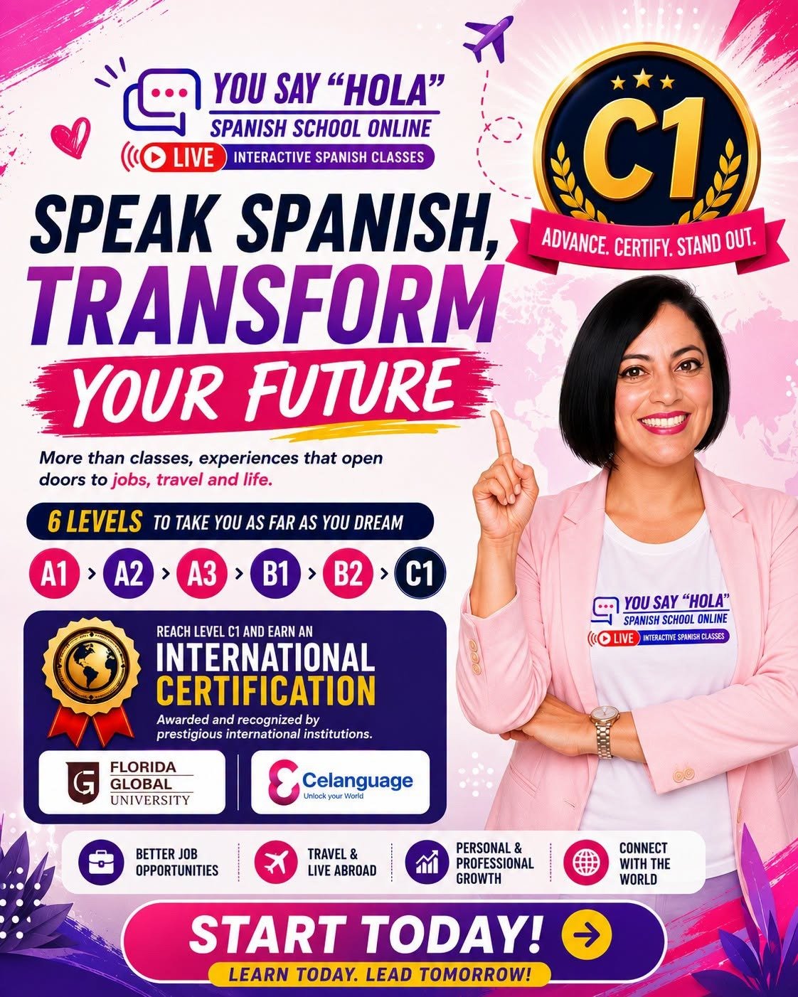 You Say Hola Spanish program offer
